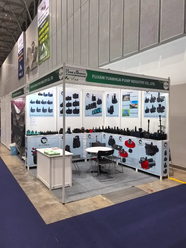 Fujian Yuanhua Pump Industry Co., Ltd.가 사이공 전시 컨벤션 센터에 전시되었습니다 - SECC